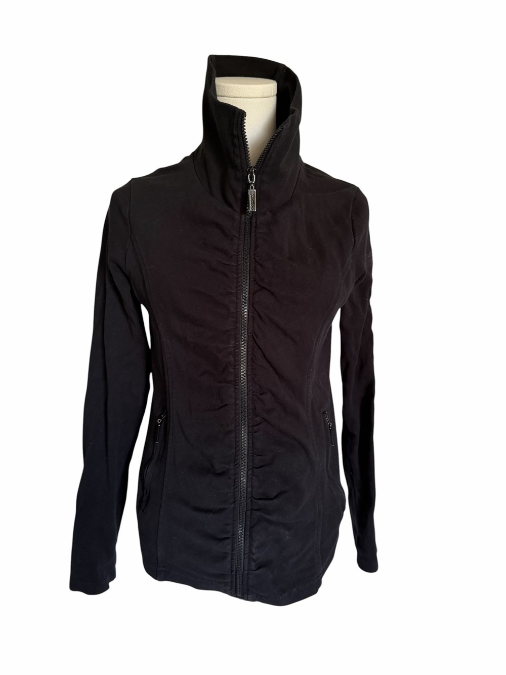 Tattoo Love 1974 by Eclipse Black Zip Front Jacket Size M